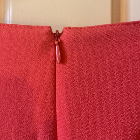 NWT Tahari Arthur S Levine Dress Coral Size 4 - Picture 7 of 11